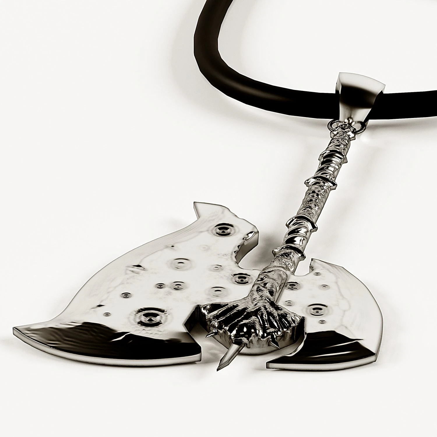 pendant axe dota2 3D Print Model .c4d .max .obj .3ds .fbx .stl .blend 
