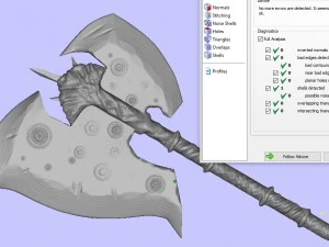 pendant axe dota2 3D Print Model