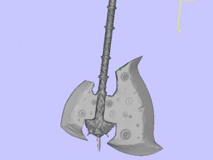 pendant axe dota2 Model do druku 3D