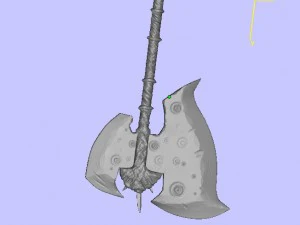 pendant axe dota2 3D Print Model