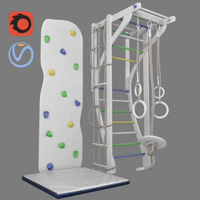 childrens sport complex arfa corona v-ray 3D-Modell .c4d .max .obj .3ds .fbx .stl .blend 