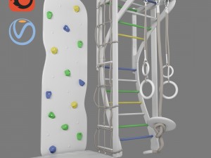 childrens sport complex arfa corona v-ray 3D मॉडल