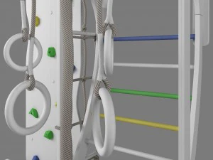childrens sport complex arfa corona v-ray 3D Model