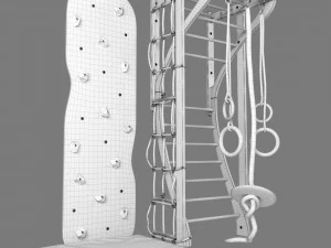 childrens sport complex arfa corona v-ray 3D Model