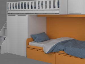 furniture for children soppalchi kids from moretticompact 3Dモデル