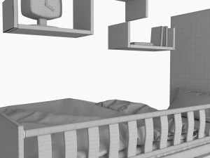 furniture for children soppalchi kids from moretticompact 3D Model