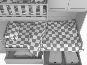 furniture for children soppalchi kids from moretticompact 3D Model