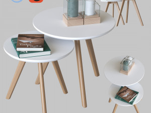 coffee tables signal milan 3Dモデル