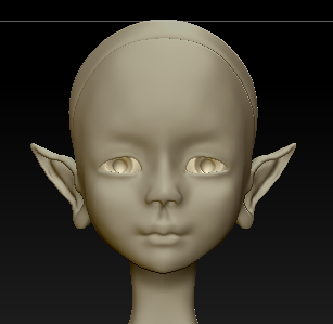 bjd doll elf Model 3D .c4d .max .obj .3ds .fbx .stl .blend