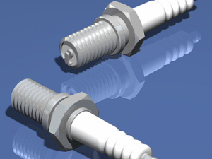 engine inline four-cylinder Modèle 3D