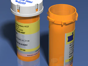 prescription pill bottle 3D Model
