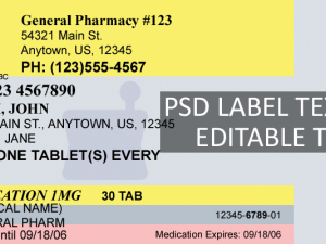 prescription pill bottle Modèle 3D