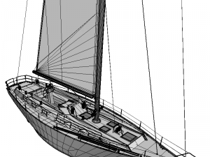 sailboat 3D Model