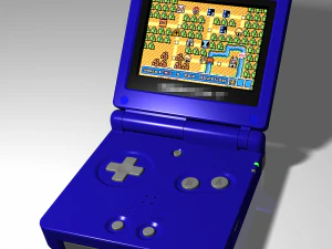 consola de videojuegos de mano Modelo 3D