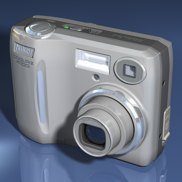 digital camera Model 3D .c4d .max .obj .3ds .fbx .stl .blend 