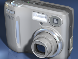 digital camera 3D Model