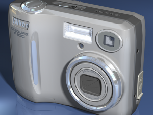 digital camera Model 3D