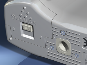 digital camera Model 3D