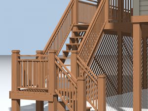 summer beach house exterior 01 Modelo 3D