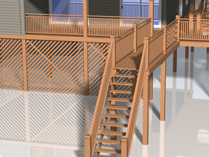 summer beach house exterior 01 Modelo 3D
