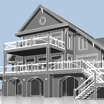 Get Wallpaper Summer Beach House Exterior 02 3d Model In Buildings 3dexport For Android