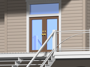 summer beach house exterior 02 3D Model