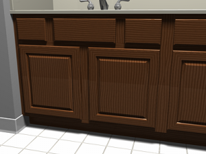 bathroom vanity sink and light fixture 3Dモデル