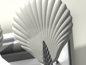 bathroom vanity sink and light fixture 3Dモデル