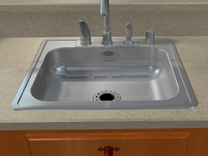kitchen island Model 3D