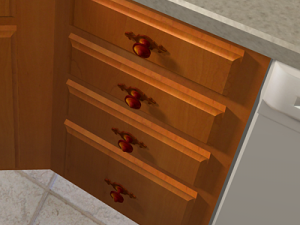 kitchen island Model 3D