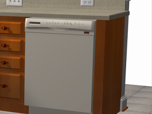 kitchen island Model 3D