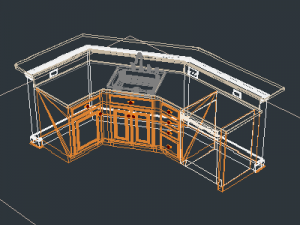 kitchen island Model 3D