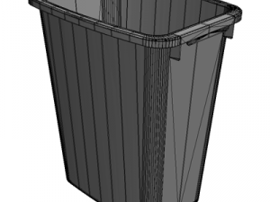 plastic trash can Modèle 3D
