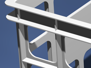 plastic storage crate 3D Model