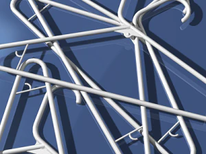 plastic clothes hanger 3D Model