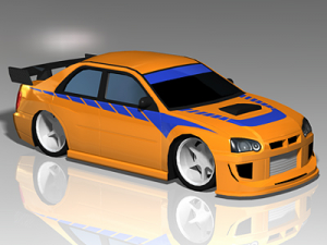 import street racer 3D Model