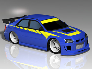 import street racer 3D Model