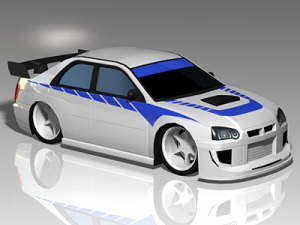 import street racer 3D Model