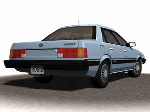 sedan 1990s Model 3D