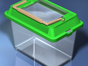small plastic terrarium 3D Model
