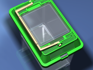 small plastic terrarium 3D 模型