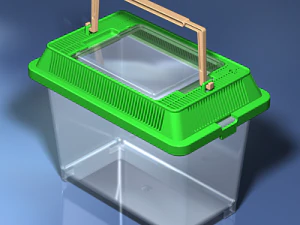 small plastic terrarium 3D Model