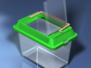 small plastic terrarium 3D 模型