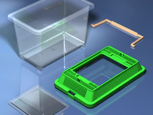 small plastic terrarium 3D Model
