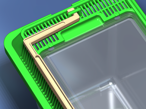small plastic terrarium 3D 模型