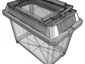 small plastic terrarium 3D 模型