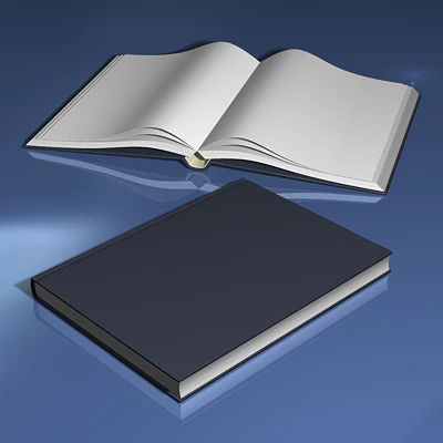 libro de tapa dura Modelo 3D .c4d .max .obj .3ds .fbx .stl .blend 