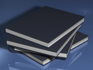 hardcover book Modello 3D