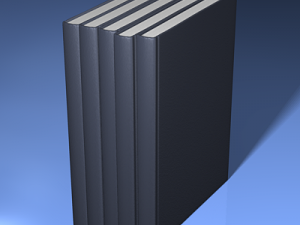hardcover book Modello 3D