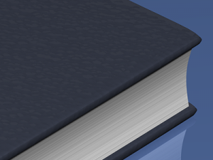 hardcover book Modello 3D